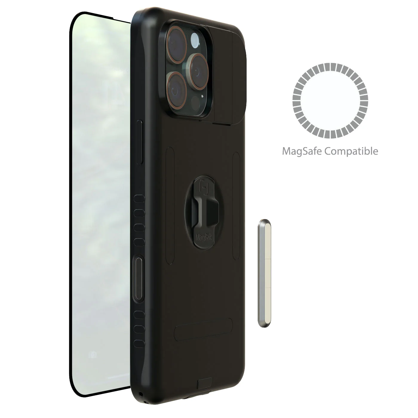 MagBak for iPhone 16 Series + MagStick to Mount Anywhere