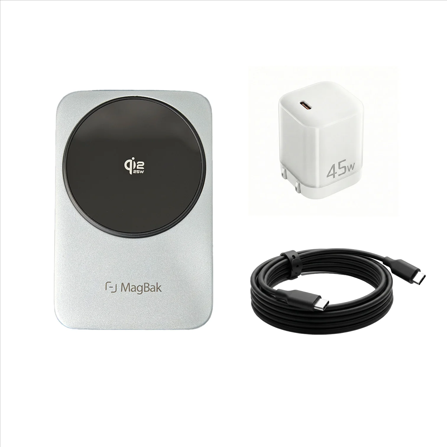 MagBak 3-in-1 Qi2.2 Wireless Compact Travel Charger - Image 7