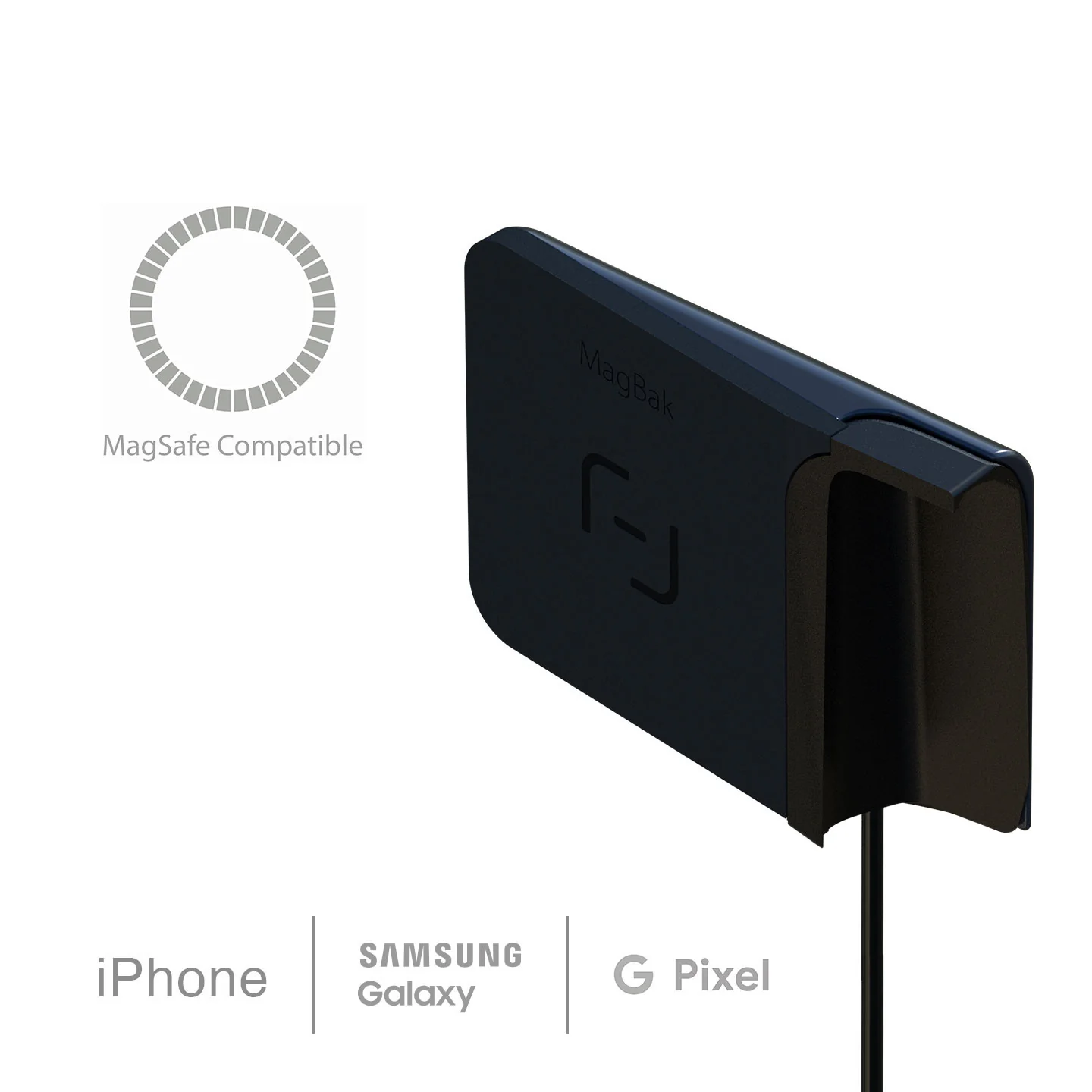 MagBak Phone Mount And Charger for Tesla Model S and X Bundle