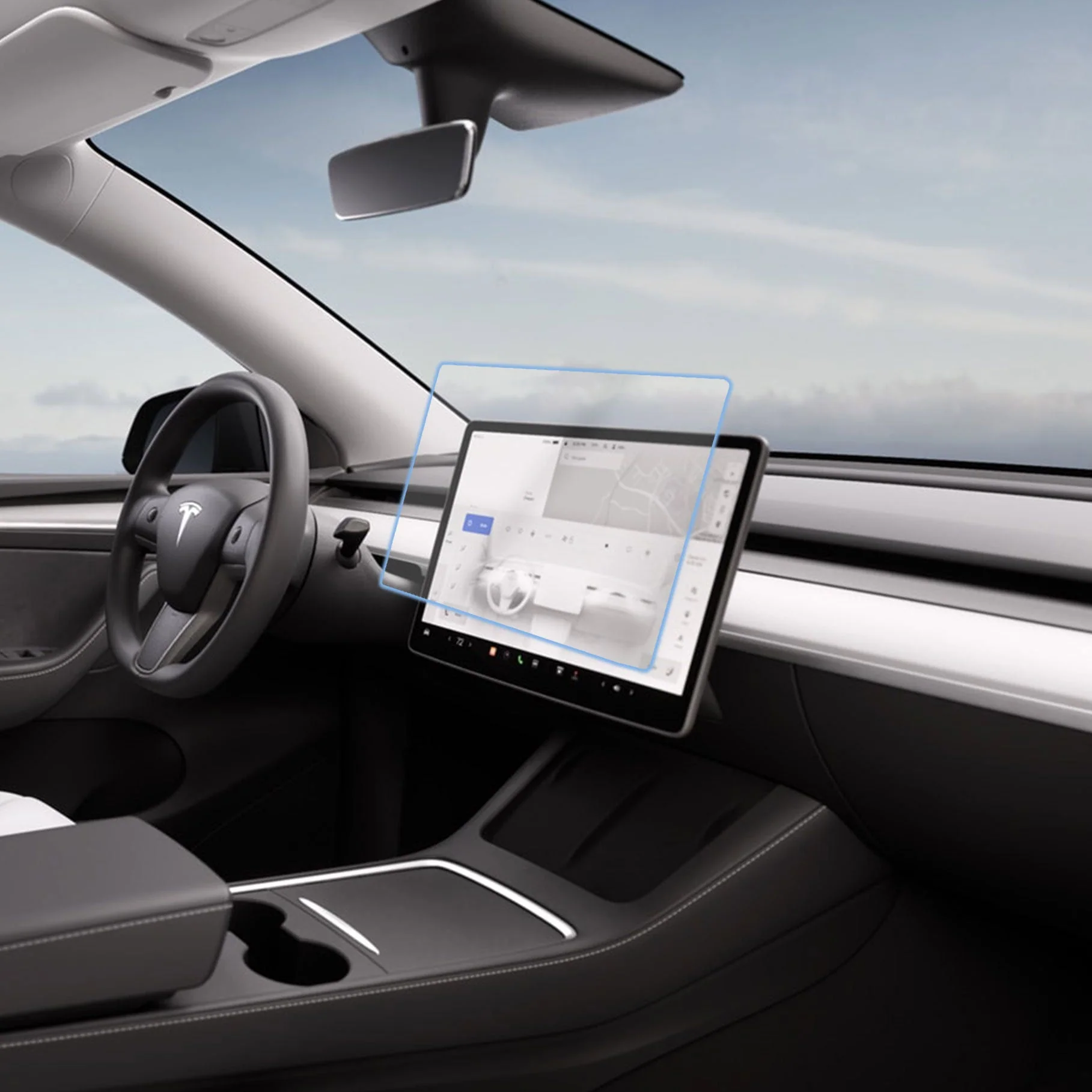 Screen Protector for Tesla Model 3 And Y Bundle - Image 2