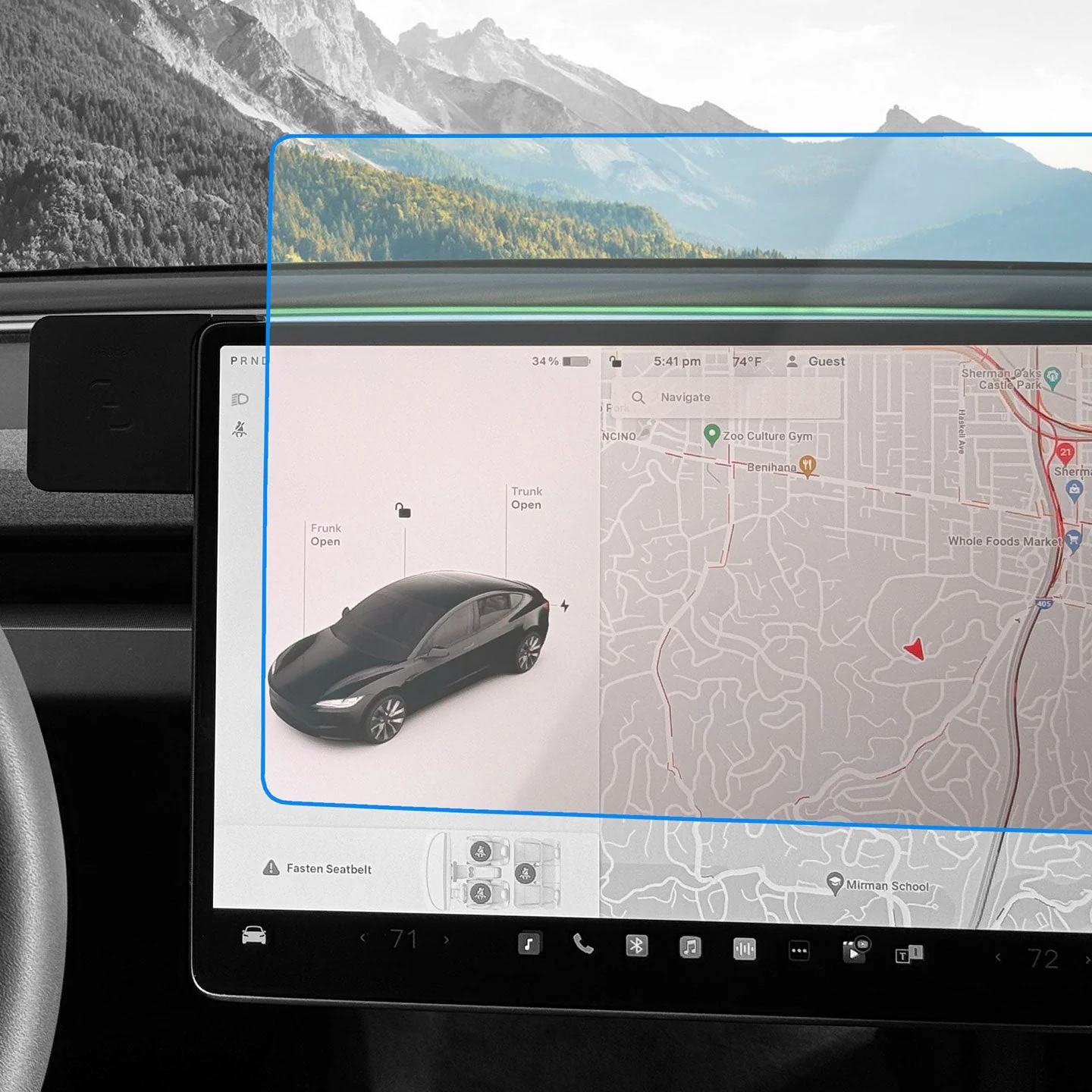 Screen Protector for Tesla Model 3 And Y Bundle - Image 3