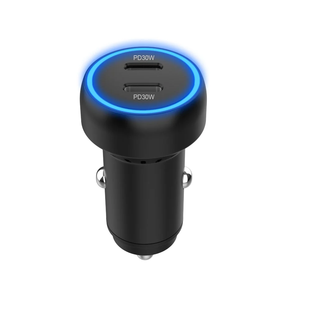 USB-C Dual Port Charger (60W) - Car Bundle - Image 2
